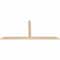 Ekena Millwork Portland Smooth Timber Gable Bracket, Douglas Fir, 72"W x 33"H x 1 1/2"D x 3 1/2"F, 11/12 Pitch GBW072X33X0204POR00SDF - alternate 2
